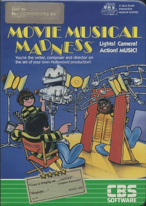 Movie Musical Madness box art for Commodore 64